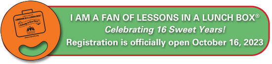 I am a fan of Lessons in a Lunch Box. Celebrating 16 Sweet Years! Registration is officially open October 16, 2023